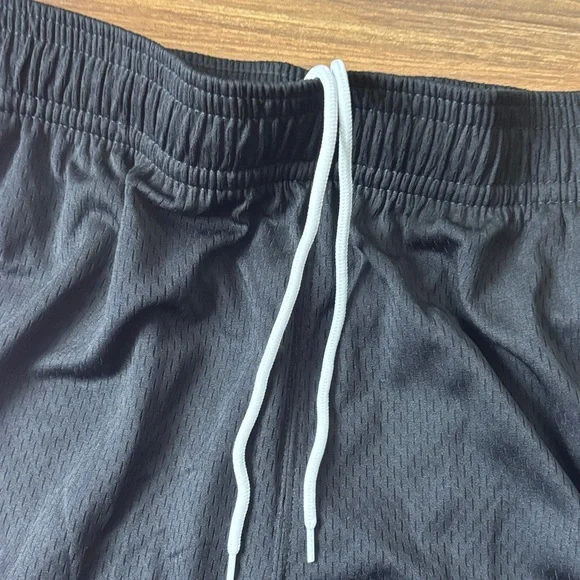 AND1 Black and Red Athletic Shorts - Picture 4 of 5